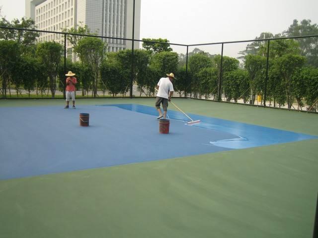 <a href=http://www.yingdedao.com target=_blank class=infotextkey>丙烯酸</a>球場(chǎng)面層施工