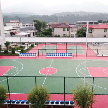 廈門學(xué)校硅PU球場地坪室外泉州EPDM塑膠跑道丙烯酸場籃球場運(yùn)動(dòng)場環(huán)保地坪漆施工