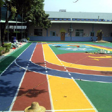 利達(dá)供應(yīng)水性硅PU ，水性丙烯酸材料、塑膠跑道，EPDM 材料廠家湖北武漢球場材料銷售施工一體，湖北材料廠家